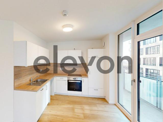 Stylische 2 Zimmer Wohnung mit moderner EBK im elevon Hamburg City!