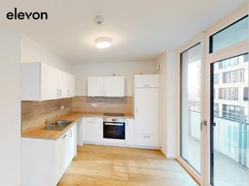 Stylische 2 Zimmer Wohnung mit moderner EBK im elevon Hamburg City!