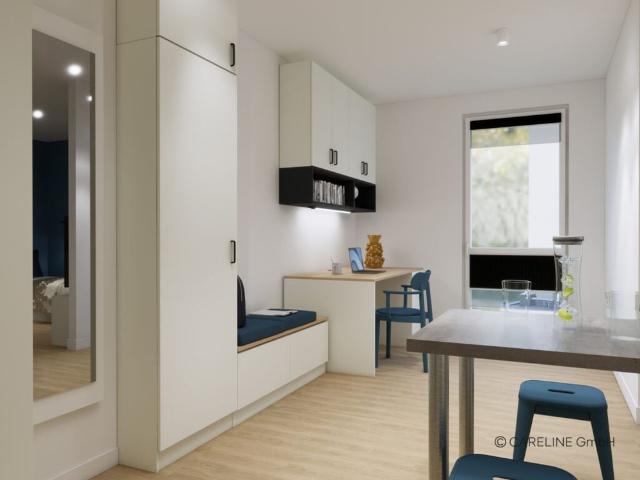 1 Monat mietfrei! Stylisches Apartment für Studierende – wohnen im Quartillion Wiesbaden