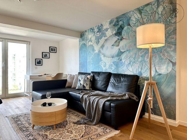Stylish möblierte Wohnung mit TERRASSE in Leipzig / Centrum Süd