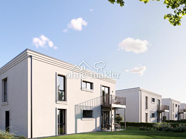 Stylish new build apartment with a private garden just outside Berlin