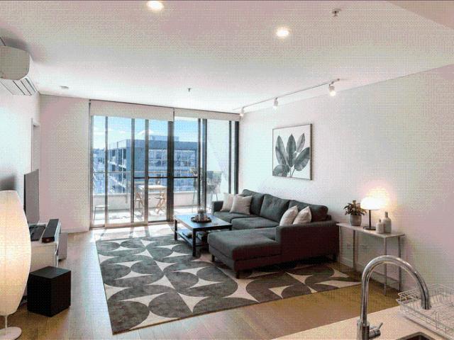 Stylish North Facing Two Bedroom Apartment with District Views