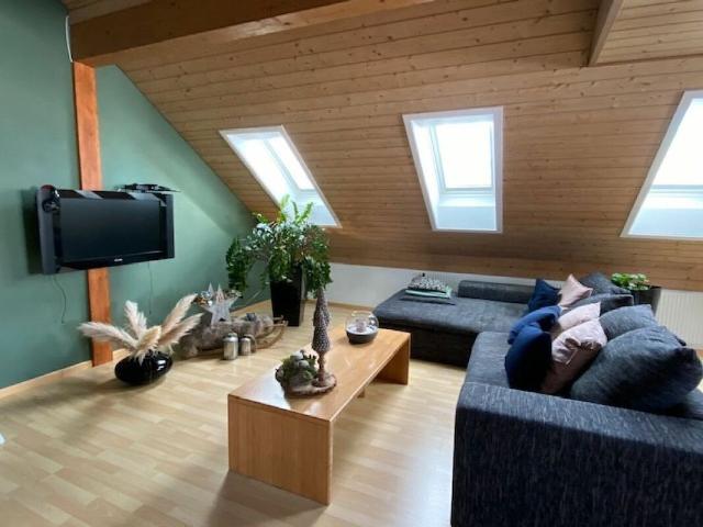 Stylish attic apartment with balcony and large gallery!