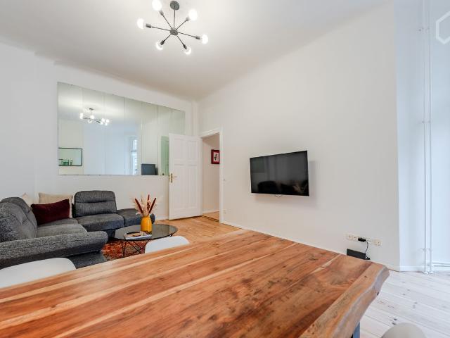 Stylish Altbau Apartment with Balcony in the Heart of Prenzlauer Berg, Berlin Amsterdam Apartments for Rent