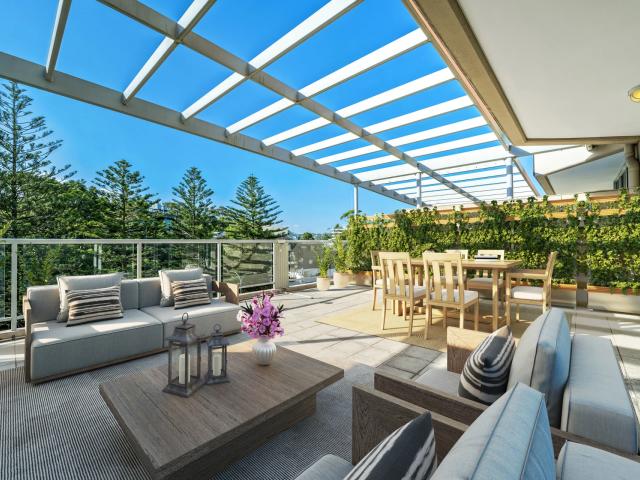 stylish apartment with huge entertaining terrace!
