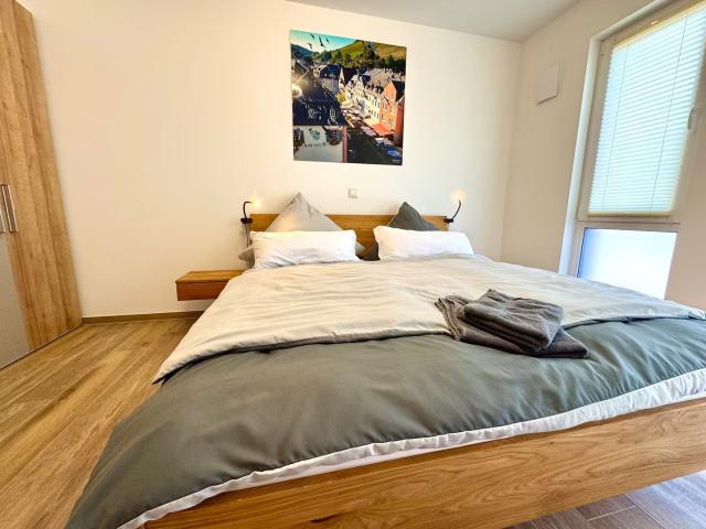 Stylish business apartment with terrace in Saarburg