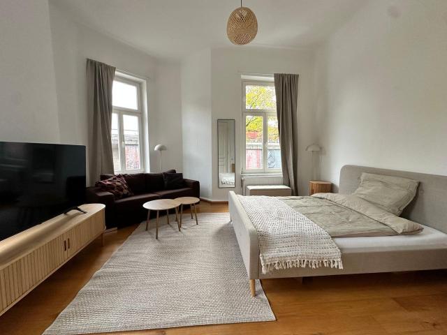 Stylish City Apartment with Designer Furniture & High Ceilings – Near City Center, Aachen Amsterdam Apartments for Rent