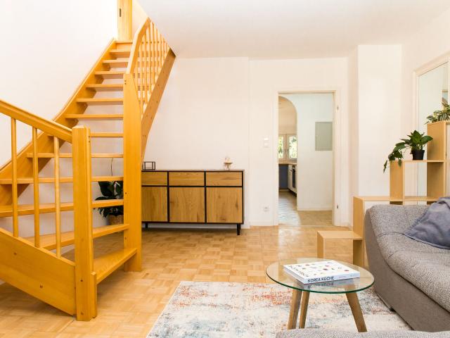 Stylish duplex apartment on the edge of the forest
