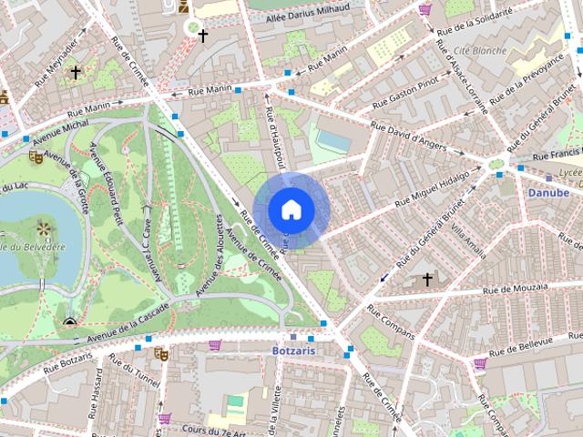 Stylish Duplex in Front of Buttes Chaumont