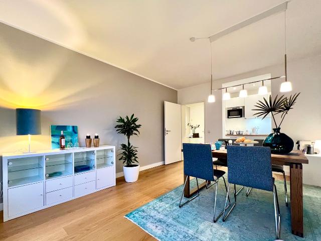 Stylish designer apartment with a balcony and panoramic views in the popular, trendy Düsseldorf Flingern neighborhood, Dusseldorf Amsterdam Apartments for Rent