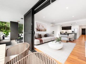 Stylish designer living in Apex apartments