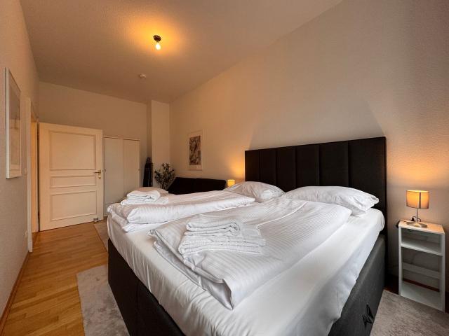 Stylish Elevated Apartment in the Waldstrasse District, Leipzig Amsterdam Apartments for Rent