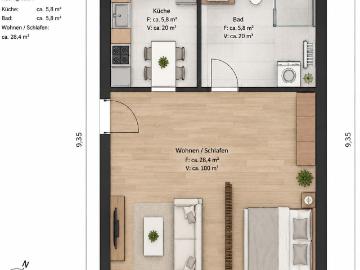Stylish furnished apartment between Cologne & Aachen, Kerpen Amsterdam Apartments for Rent