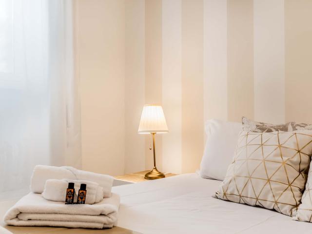 Stylish gold apartment