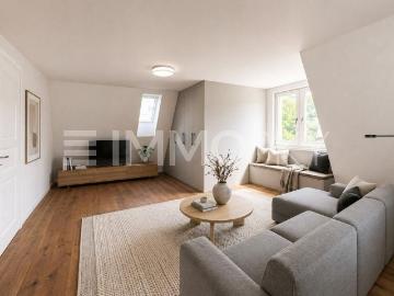 Stylish living on two levels