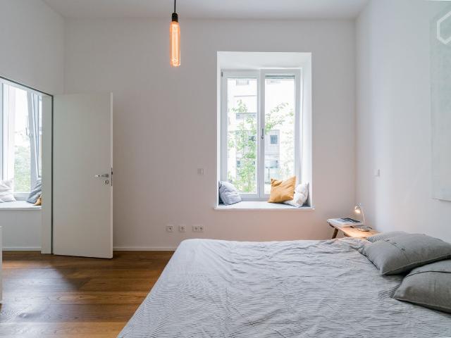 Stylish Loft in Mitte > directly at Spree River with small Beach, Berlin Amsterdam Apartments for Rent