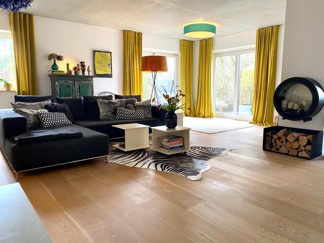 Stylish, spacious penthouse with a large roof terrace in Solln, near the Isar, Munchen Amsterdam Apartments for Rent