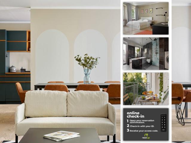 Stylish 120 m² Design Loft with Balcony in Central Prenzlauer Berg, Berlin Amsterdam Apartments for Rent