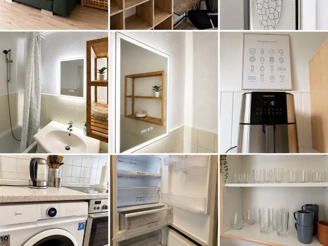 Stylish 2 bedroom apartment with sunny southwest facing balcony, home office & parking space
