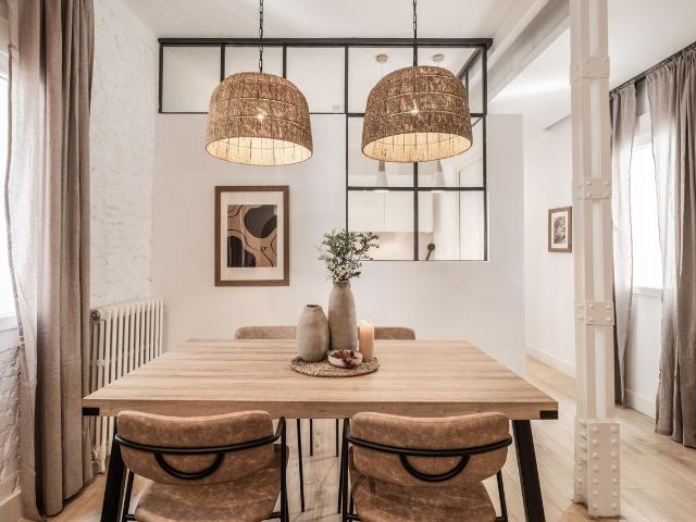 Stylish 2 Bedroom Beach Themed Apartment with Dedicated Workspace in Almagro, Madrid Amsterdam Apartments for Rent