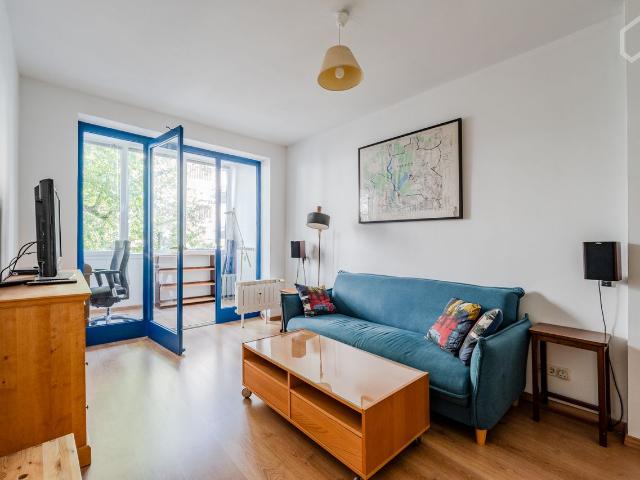 Stylish 2 Room Apartment with Light Filled Workspace and Modern Amenities in Central Moabit, Berlin Amsterdam Apartments for Rent