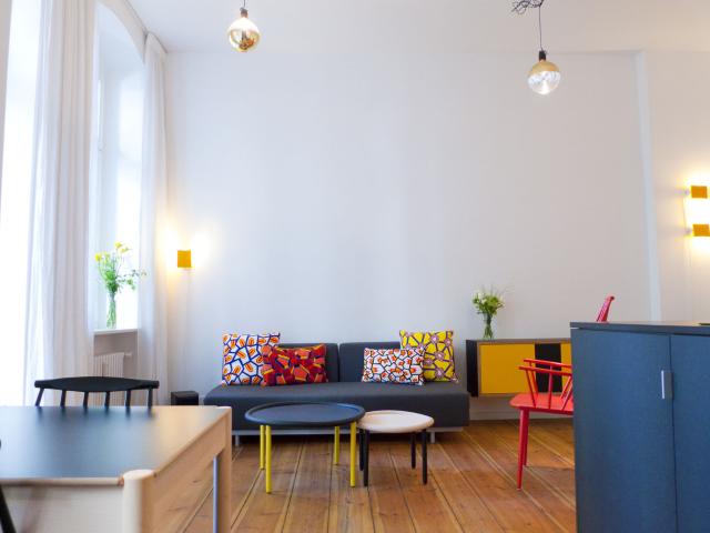 Stylish 2 Room Apartment with Loft Character and Balcony at Landwehr Canal