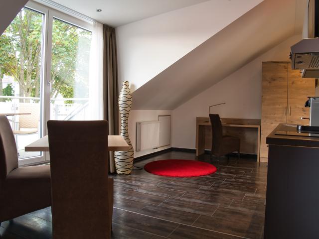 Stylishly furnished apartment with nice balcony near Augsburg