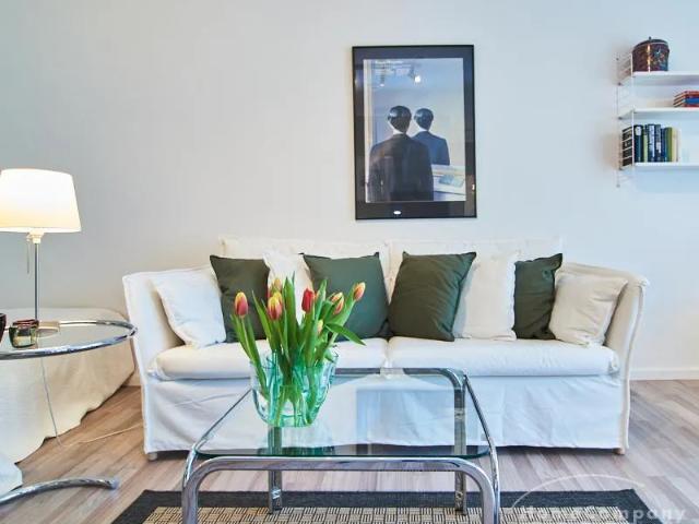 Stylishly furnished 1 room apartment near the Alster with a south facing balcony