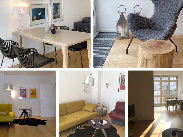Stylishly Renovated 90 sqm Design Apartment in a Classic Historic Building, Frankfurt Amsterdam Apartments for Rent