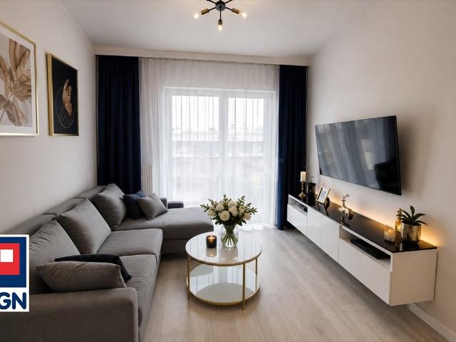 Stylowe 2 pokoje z balkonem, osiedle z siłownią