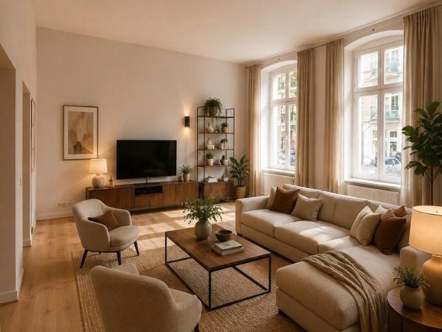 Na sprzedaż stylowe 2 pokoje 54 m² z wysokimi sufitami