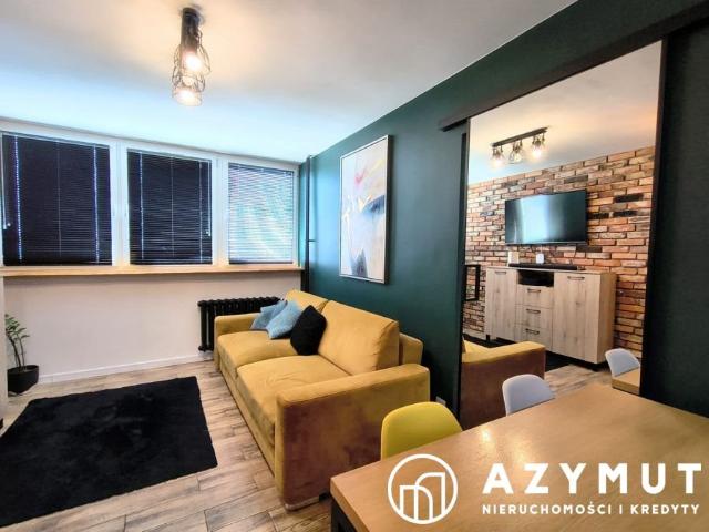 Stylowe 2 pokojowe mieszkanie z loftowym designem w centrum Lubina