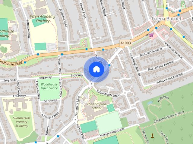 Summers Lane, Finchley, London, N12