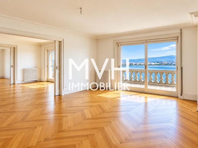 Sumptuous 7.5 room apartment at Quai Gustave Ador facing the Jet d'Eau