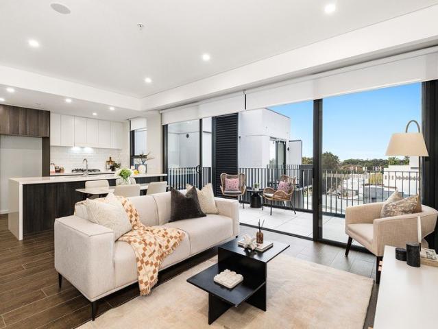 Sun Drenched New Dual Level Apartment Impresses with Easy Sense of Style