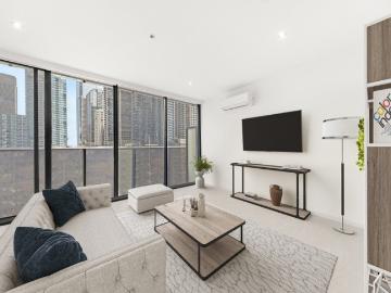 Sun Filled Living with Stunning City Views