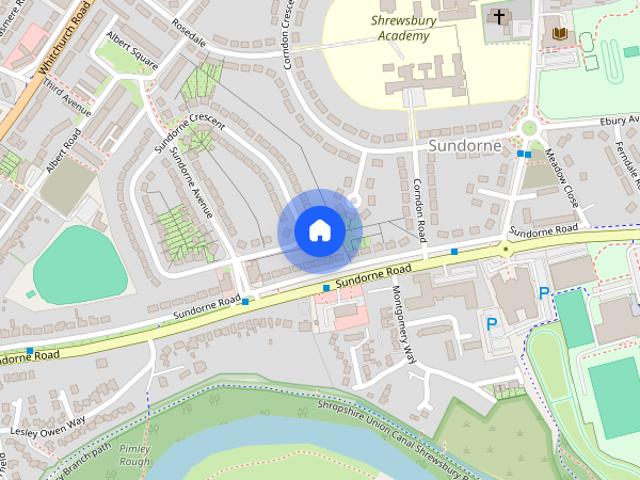 Sundorne Crescent, Shrewsbury, Shropshire, SY1