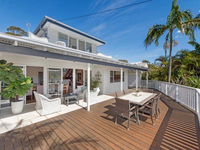 Sunlit coastal home in Newport's Golden Triangle