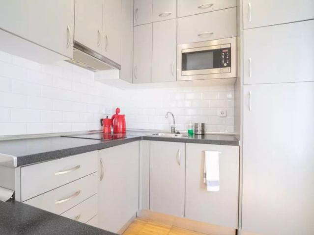 Sunny 1 bedroom apartment with balcony and AC for rent in Madrid Centro