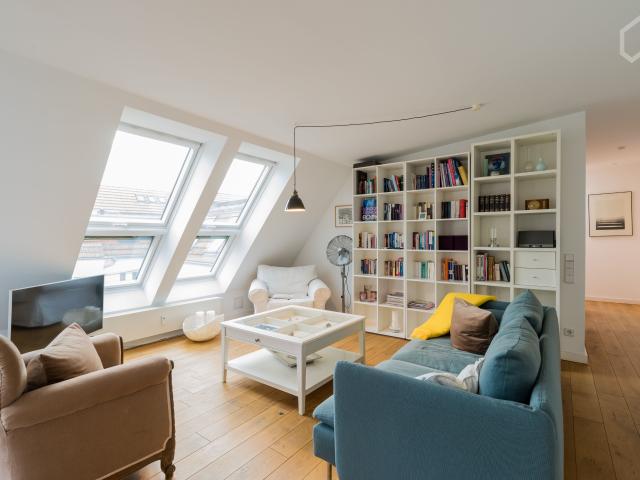 Sunny and calm Luxury penthouse 2 bedroom 2 bathroom apartment