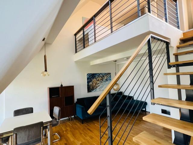 Sunny Designer Maisonette Loft with Large Balcony next to Tempelhofer Feld, Berlin Amsterdam Apartments for Rent