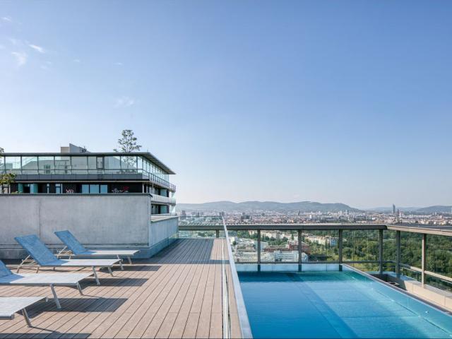 Sunny Landstraße 1BR w/ Pool & Roof Lounge, near Metro U3, Vienna Amsterdam Apartments for Rent
