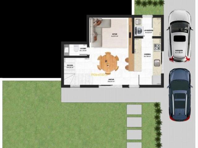 Sunset 6 Casa em Condomínio com 264m² e 03 suítes