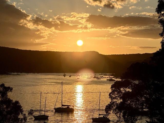 Sunset Views Over Sparkling Pittwater