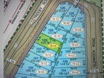 Subject lot 123 Treeby Road Anketell 450sqm 14.54 m frontage Titled lot ready to Build