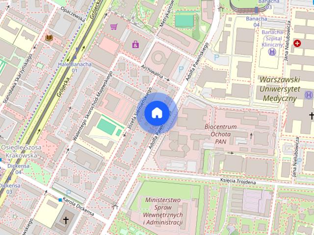 Sublime single bedroom near Medical University of Warsaw