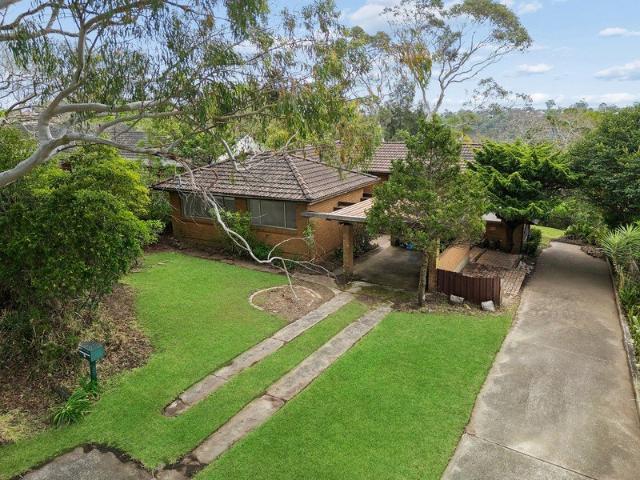 Substantial block in prime position and bushland views