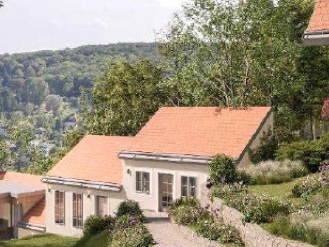 SÜDHANGLAGE AM WIENERWALD baugenehmigtes Wohnprojekt mit traumhaftem Wienblick mittleres Haus