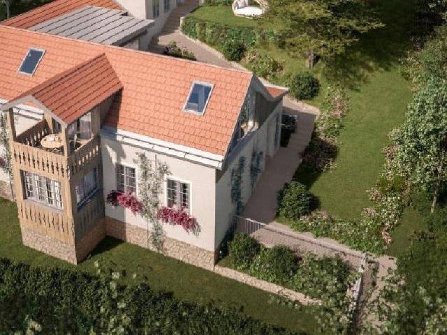 SÜDHANGLAGE AM WIENERWALD baugenehmigtes Wohnprojekt mit traumhaftem Wienblick unteres Haus
