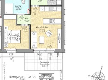 Südseitige Erstbezugswohnung mit Garten